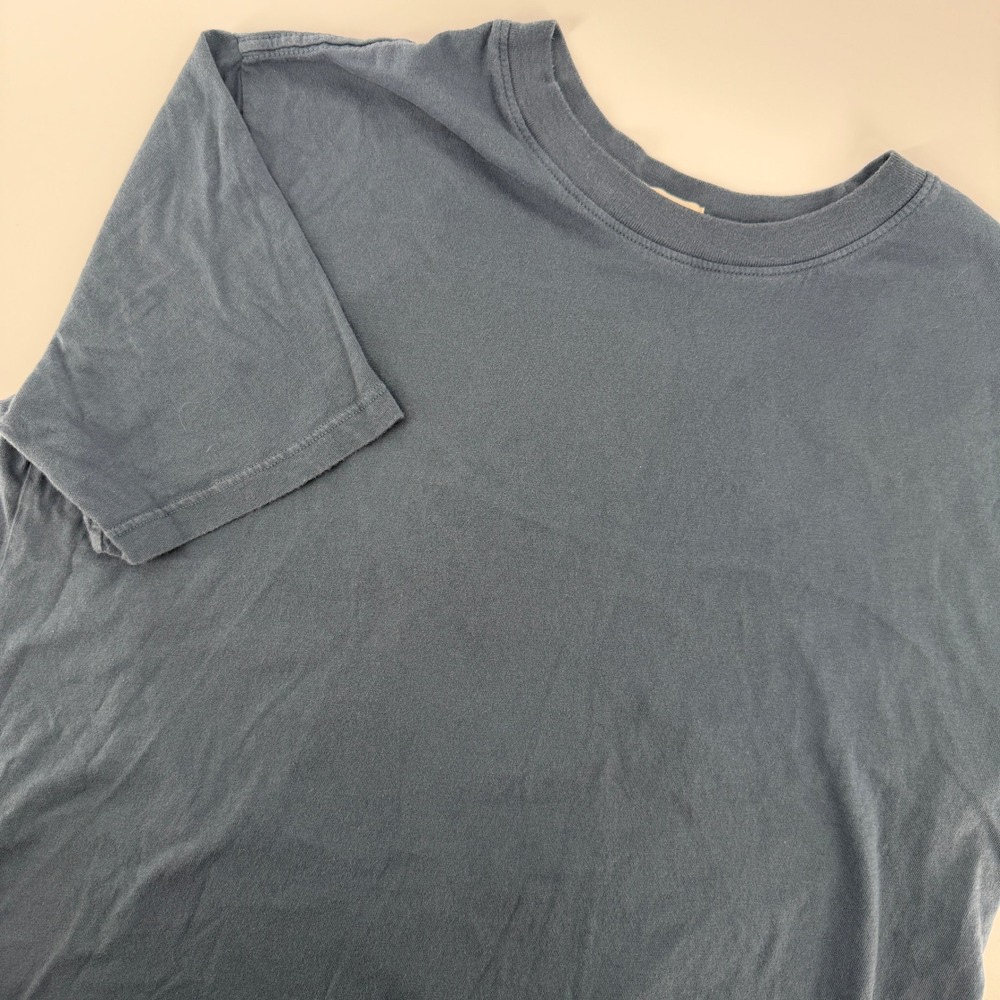 Flint and Tinder T-Shirt Mens Small Blue Short Sleeve Crewneck Made in USA